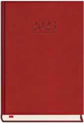 Terminarz 2026 B6 dzienny powszechny bordowy