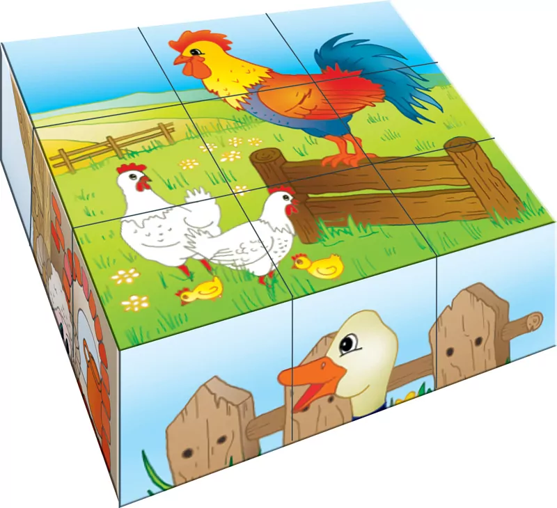 Klocki 9 elementowe. Mix - tantis.pl