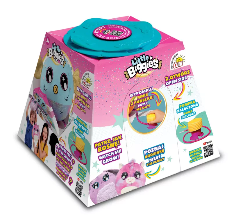 Little Biggies! Mini maskotka do pompowania - tantis.pl