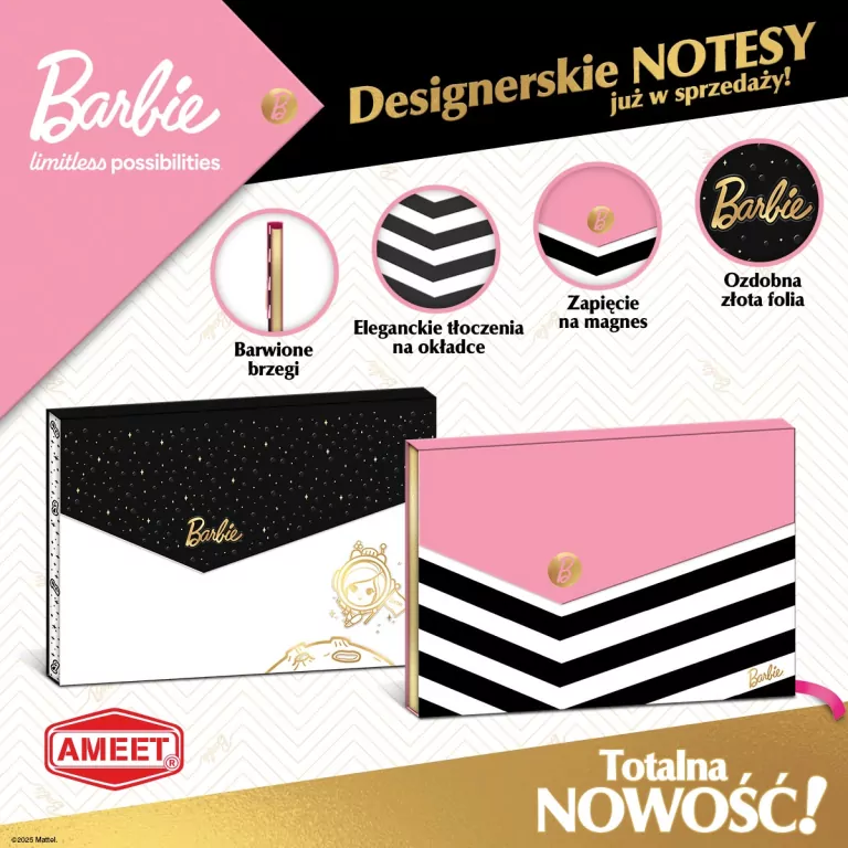 Notes Mattel Barbie - tantis.pl