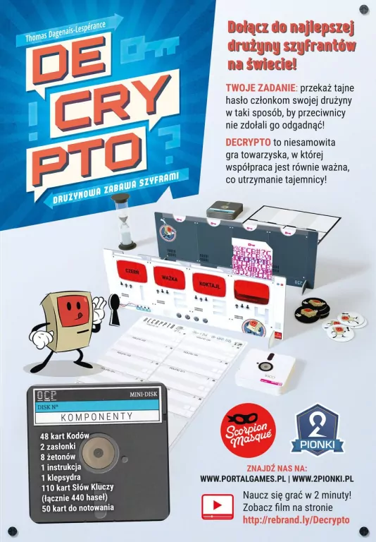 Decrypto. Drużynowa zabawa szyframi - tantis.pl