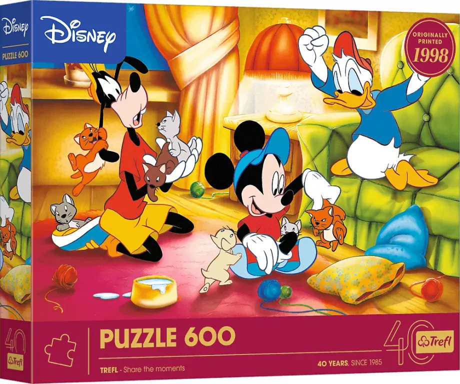 Puzzle 600 Myszka Miki i Przyjaciele Disney - tantis.pl