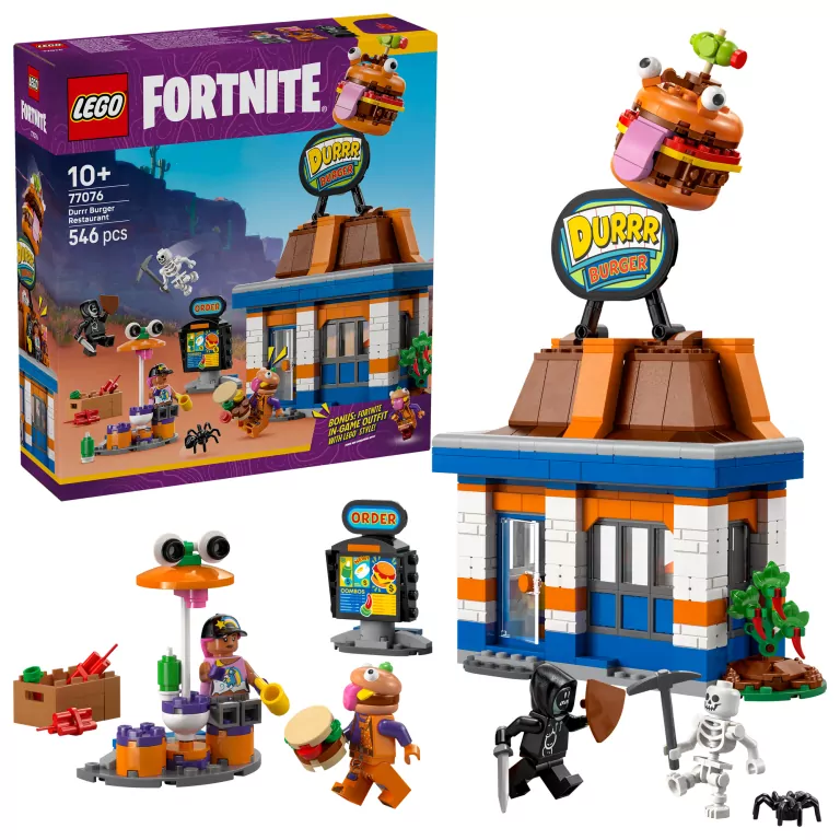 LEGO® Fortnite Restauracja Durrr Burgerownia 77076 - tantis.pl