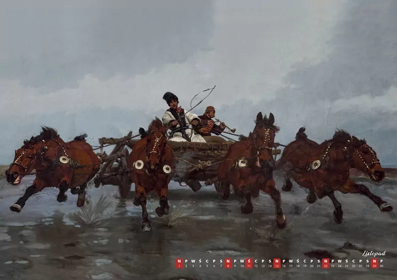 Kalendarz 2026 - Chełmoński A3 - tantis.pl