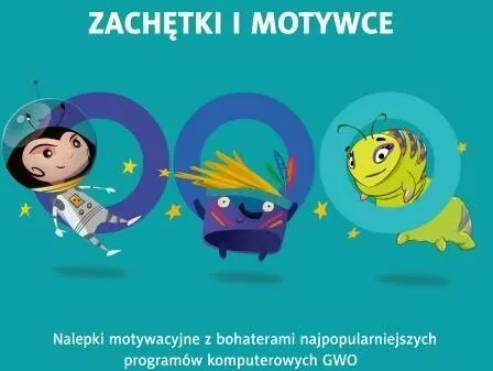 Zachętki i motywce część 2. 192 naklejki GWO - tantis.pl