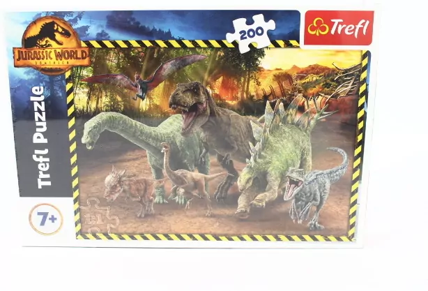 Puzzle 200 Dinozaury z Parku Jurajskiego 13287 - tantis.pl