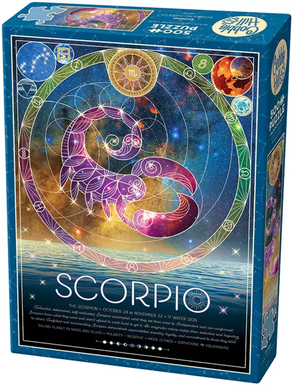 Puzzle 500 Znaki zodiaku: Skorpion - tantis.pl