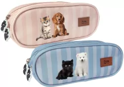 Piórnik 2-komorowy Puppy Sign mix