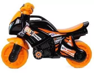 Motocykl pomarańczowo-czarny - tantis.pl