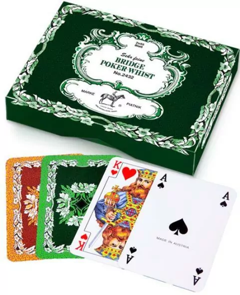 Karty do gry. 2 talie. Liście dębu - tantis.pl