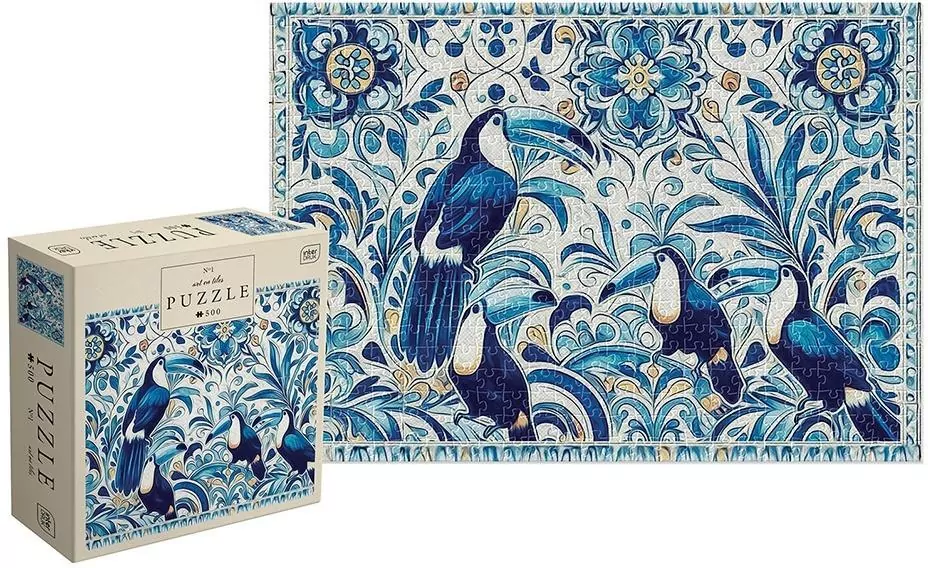 Puzzle 500 Art on Tiles 1 - tantis.pl