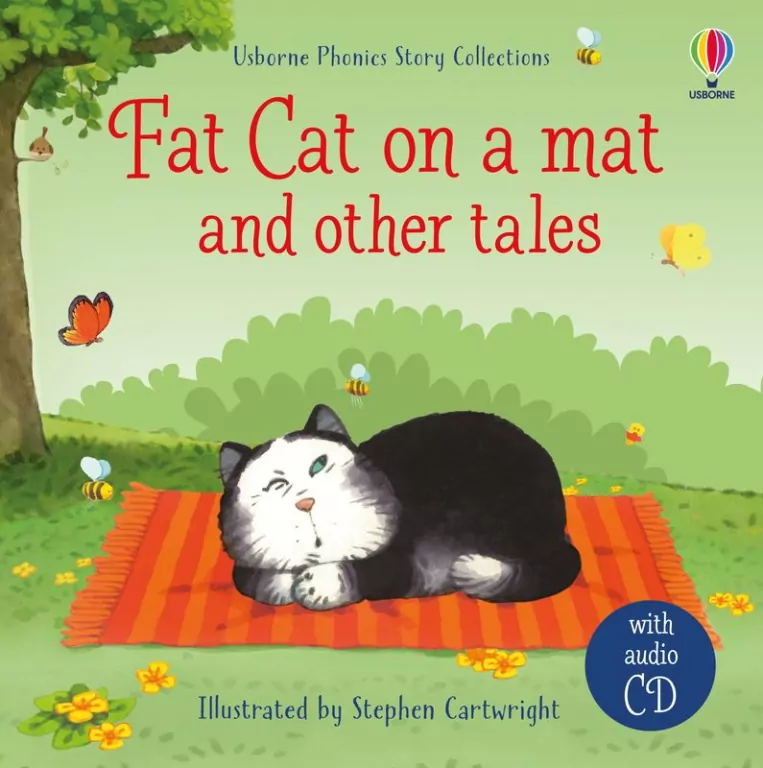 Fat cat on a mat and other tales with CD wer. angielska - tantis.pl