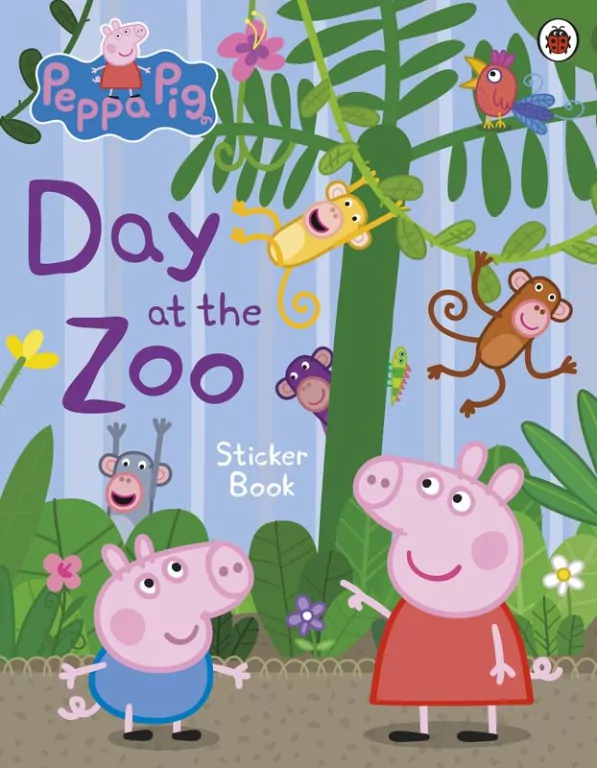 Peppa Pig Day at the Zoo Sticker Book - tantis.pl