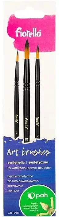 Pędzle artystyczne nylonowe - tantis.pl