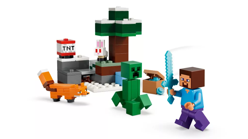 LEGO® Minecraft. Przygoda stevea w tajdze 21583 - tantis.pl