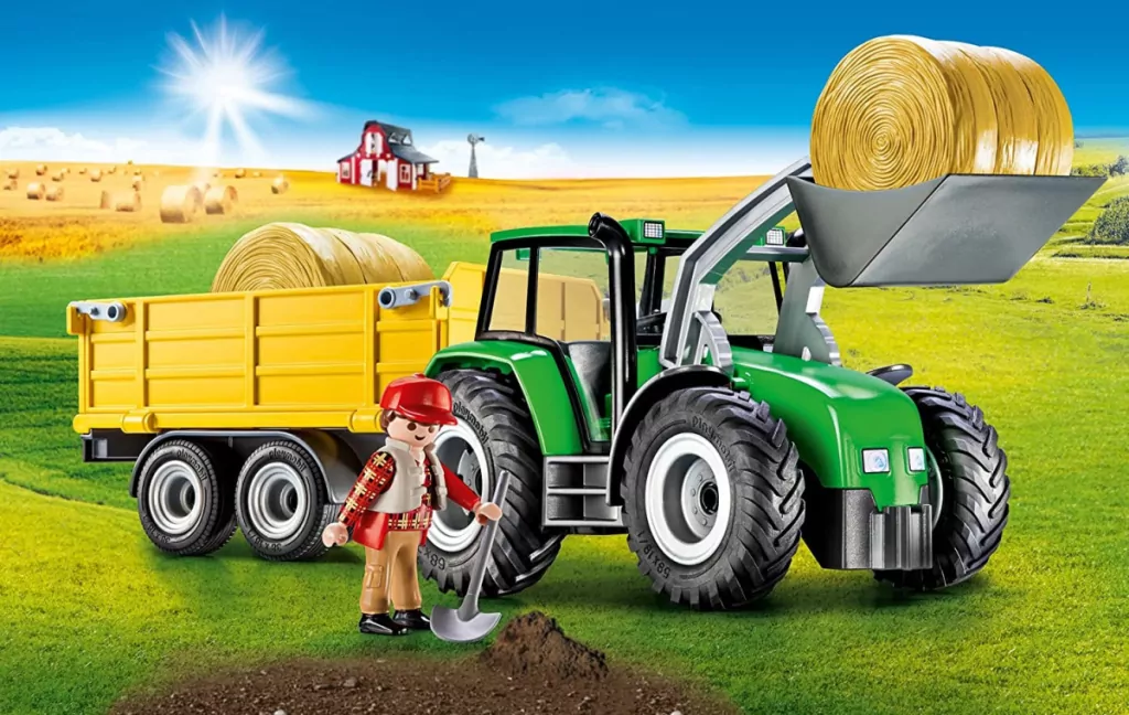 Playmobil Country. Traktor z przyczepą. 9317 - tantis.pl