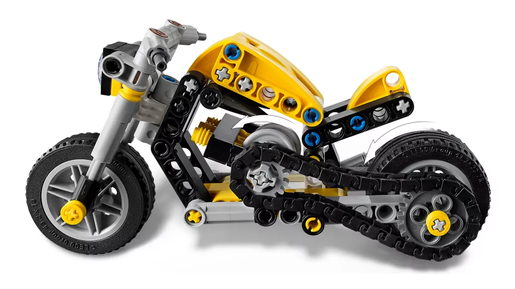LEGO® Żółty motocykl 42225 - tantis.pl