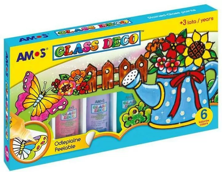 Farby witrażowe. Glass Deco. 6 kolorów - tantis.pl