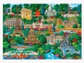 Puzzle drewniane 1000. Francja - znane miejsca - tantis.pl