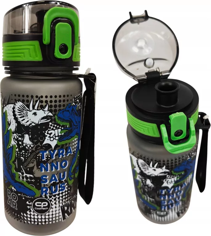 Bidon Coolpack Brisk mini bidon 400 ml T-rex - tantis.pl