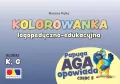 Kolorowanka logopedyczno-edukacyjna. Głoski K, G. Papuga Aga opowiada. Część 5 - tantis.pl