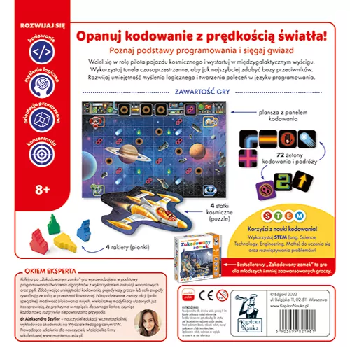 Kapitan Nauka. Zakodowany kosmos. Gra na kodowanie - tantis.pl