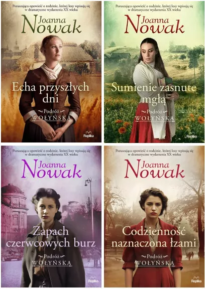 Pakiet: Echa przyszłych dni / Sumienie zasnute mgłą / Zapach czerwcowych burz / Codzienność naznaczona łzami. Podróż wołyńska. Tom 1-4 - tantis.pl