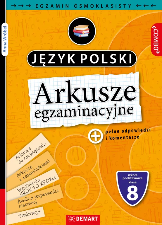 Arkusze egzaminacyjne J. polski dla 8-klasisty - tantis.pl