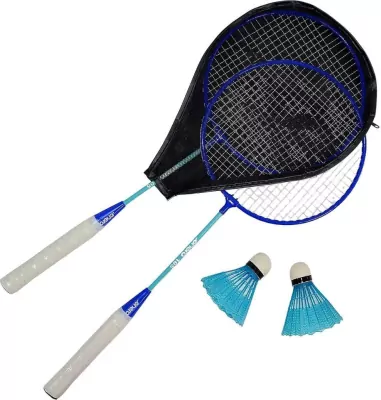 Zestaw do badmintona w pokrowcu navy blue