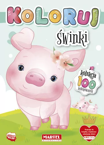 Kolekcja Koloruj - Świnki - tantis.pl