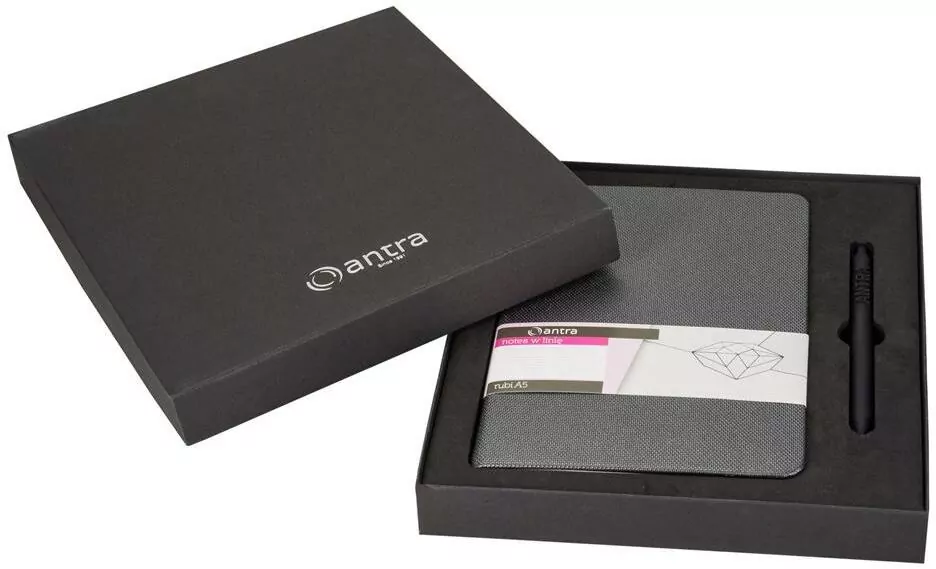 Antra. Notes A5 Linia Rubi. Szary - tantis.pl