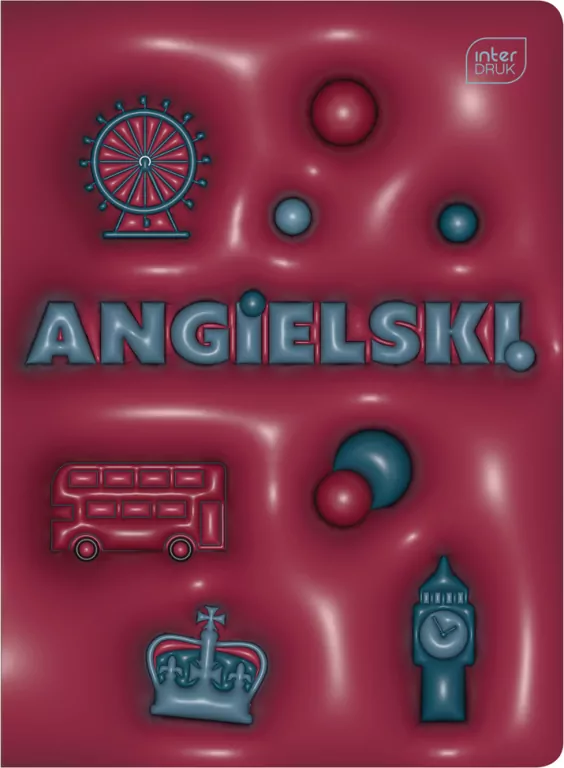 Zeszyt A5 60k kratka Angielski HYBRID + pigułka wiedzy - tantis.pl