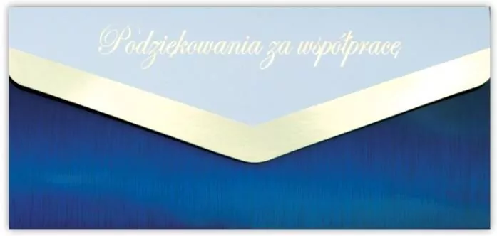 Karnet-koperta Podziękowanie za wspópracę - tantis.pl