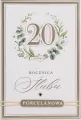 Karnet Rocznica ślubu 20 - tantis.pl