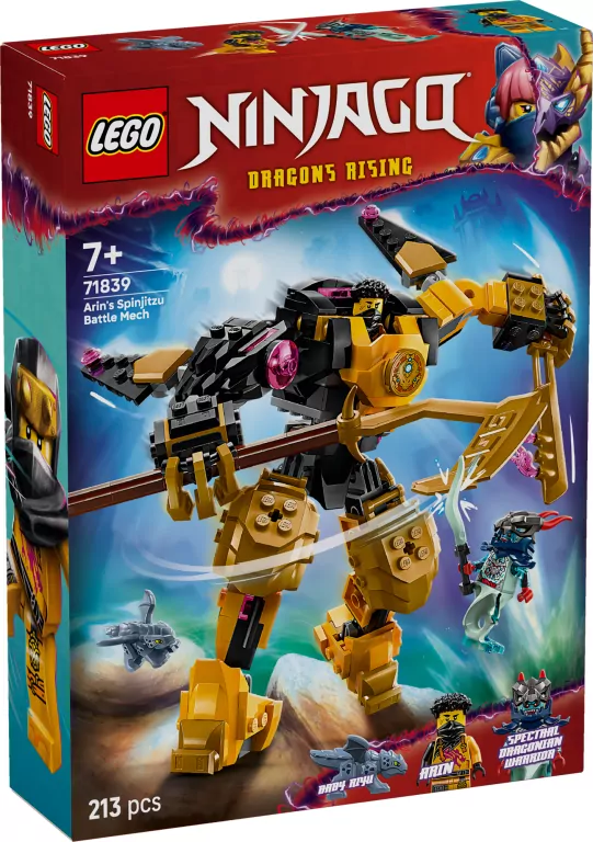 LEGO® Ninjago. Mech bojowy Spinjitzu Arina 71839 - tantis.pl