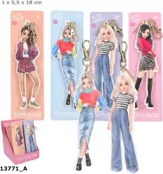 Breloczek modelka Top Model 1szt.mix 13771A