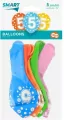 Balony cyfra 5, mix, 30cm - tantis.pl