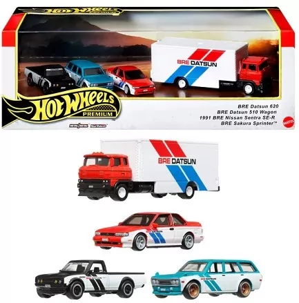 Hot Wheels Premium Zestaw Real Riders HRT52 - tantis.pl