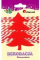 Filcowa choinka czerwona - tantis.pl