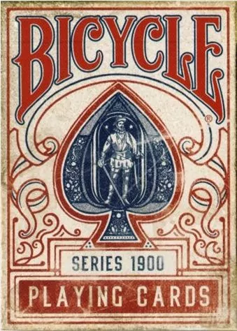 Karty 1900. Series Red Vintage. BICYCLE - tantis.pl