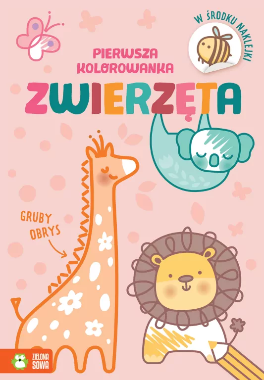 Zwierzęta. Pierwsza kolorowanka - tantis.pl