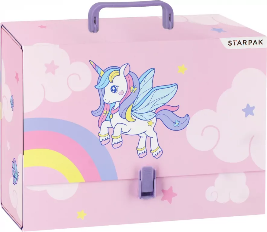 Teczka z rączką A4. Unicorn - tantis.pl