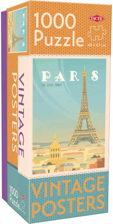 Puzzle 1000 Vintage Cities Paris - tantis.pl