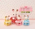 SYLVANIAN Trojaczki Króliczków z czekoladowymi uszami - tantis.pl