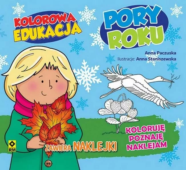 Poru roku. Kolorowa edukacja z naklejkami - tantis.pl