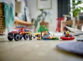 LEGO® City. Terenowy wóz strażacki z łodzią ratunkową 60412 - tantis.pl