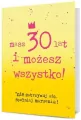 Karnet B6: Urodziny 30 - tantis.pl