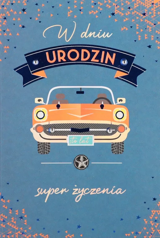 Karnet B6 Urodziny - tantis.pl
