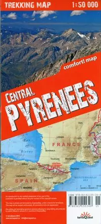 Central Pyrenees (Pireneje) 1:50 000. Comfort! map - tantis.pl
