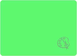 Podkładka A4 do prac plastycznych neon zielony